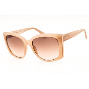 NWT Guess Factory GF6169 57F Brown Oversized Sunglasses 55mm